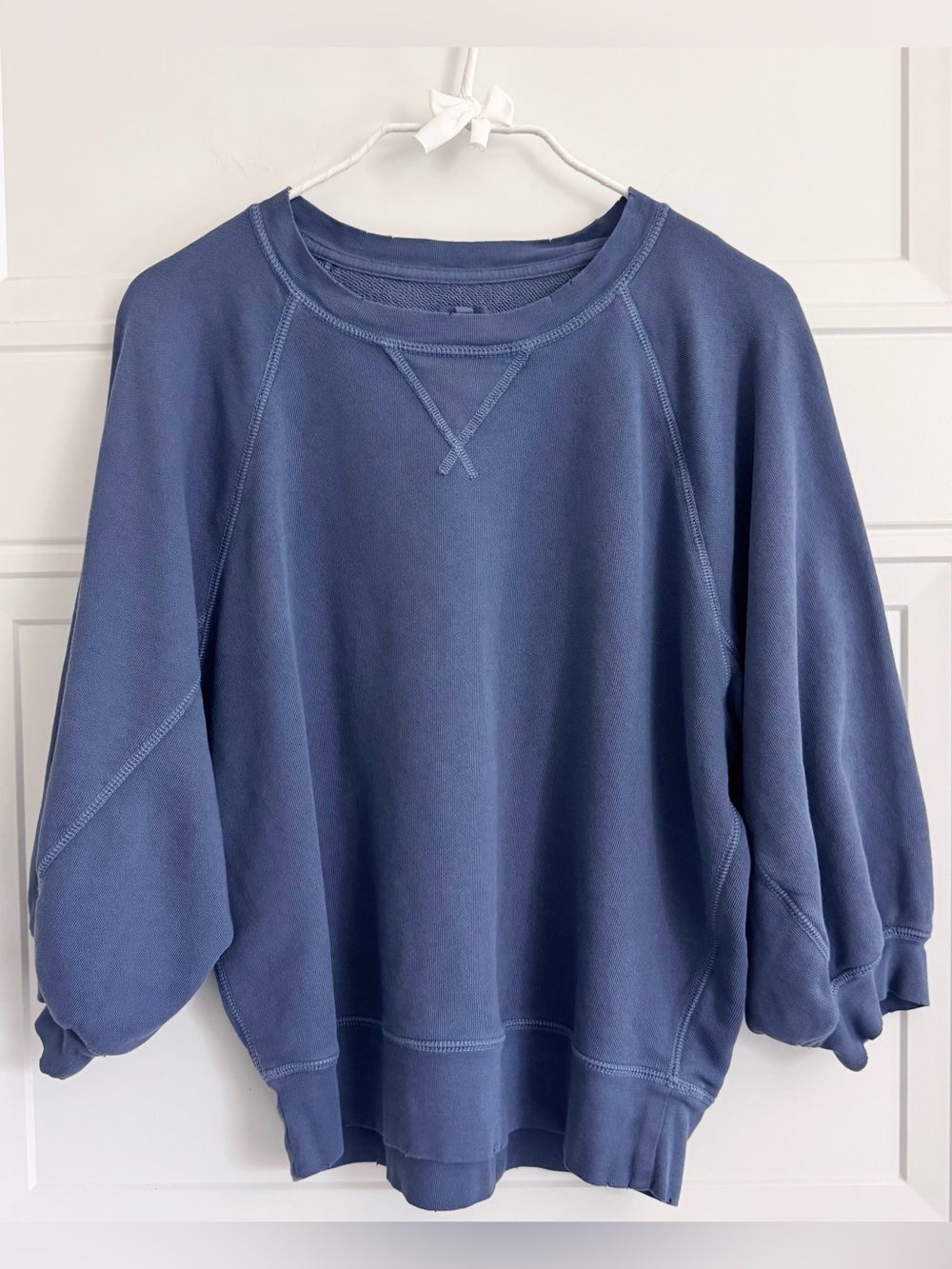 Aerie Women’s Marbled Blue Lightweight Sweatshirt, S